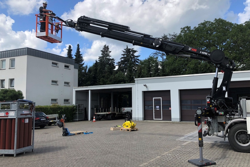Ladekräne